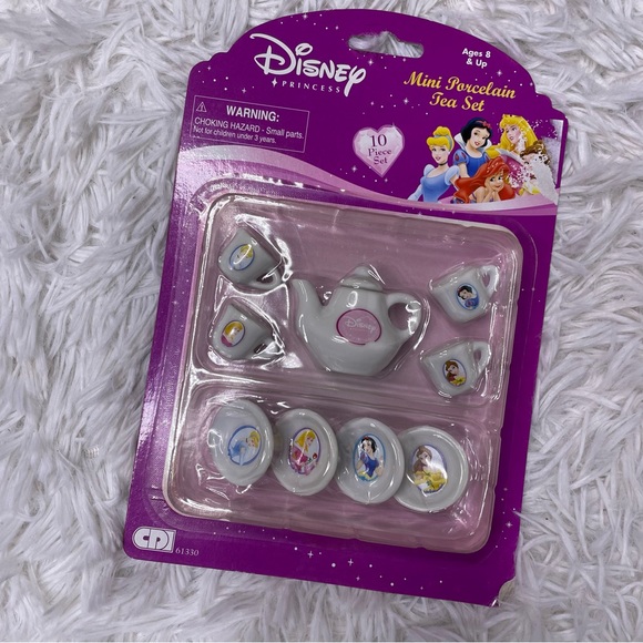 Disney Toys Vintage Y2k Disney Princess Mini Porcelain Tea Set